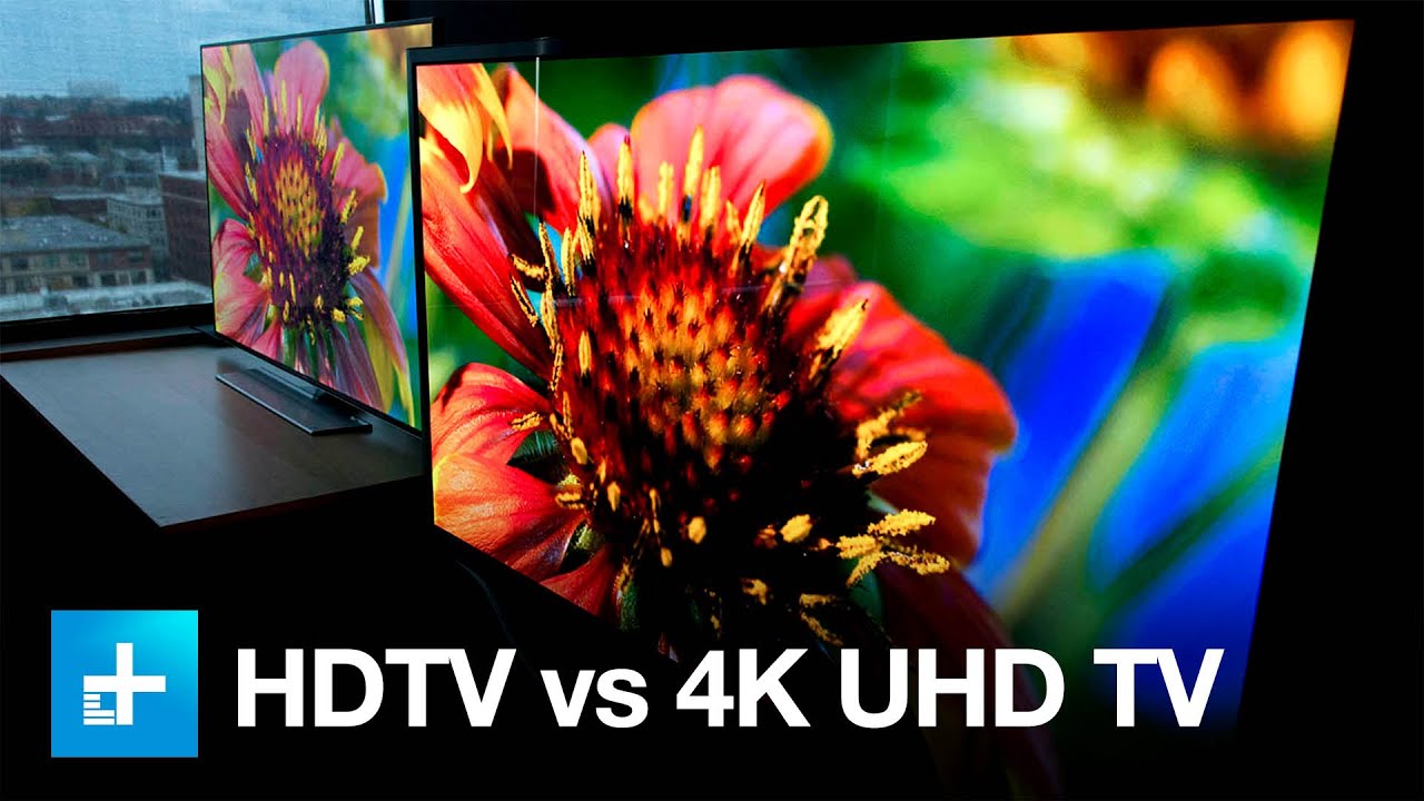 4K UHD TV vs. 1080p HDTV - Side by Side Comparison - YouTube