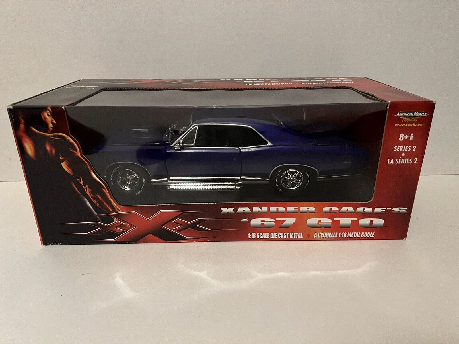 Ertl American Muscle 1967 Pontiac GTO XXX Movie 1/18 Model Diecast ...