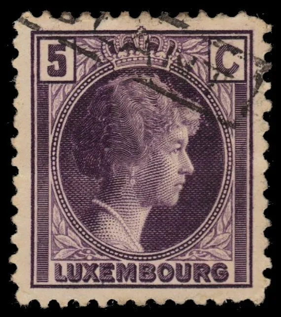 LUXEMBOURG 159i - Grand Duchess Charlotte "Bright Violet&#034 ...