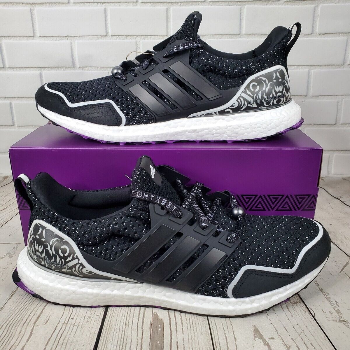 NWB Adidas Ultraboost 5.0 DNA x BP 2 Marvel Black Panther Wakanda ...