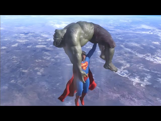 Superman vs Hulk - The Fight (Part 1) - YouTube