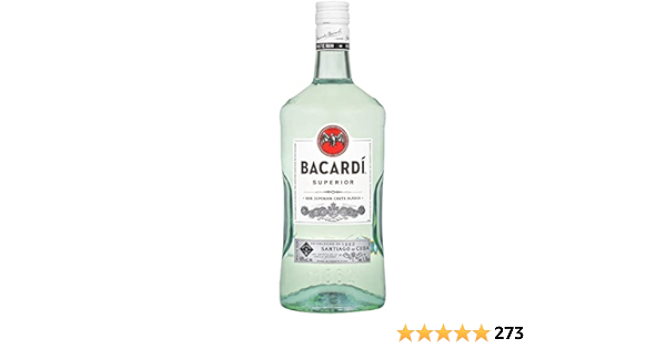 Amazon.com: Bacardi Superior White Rum, 1.75 L, 80 Proof : Grocery ...