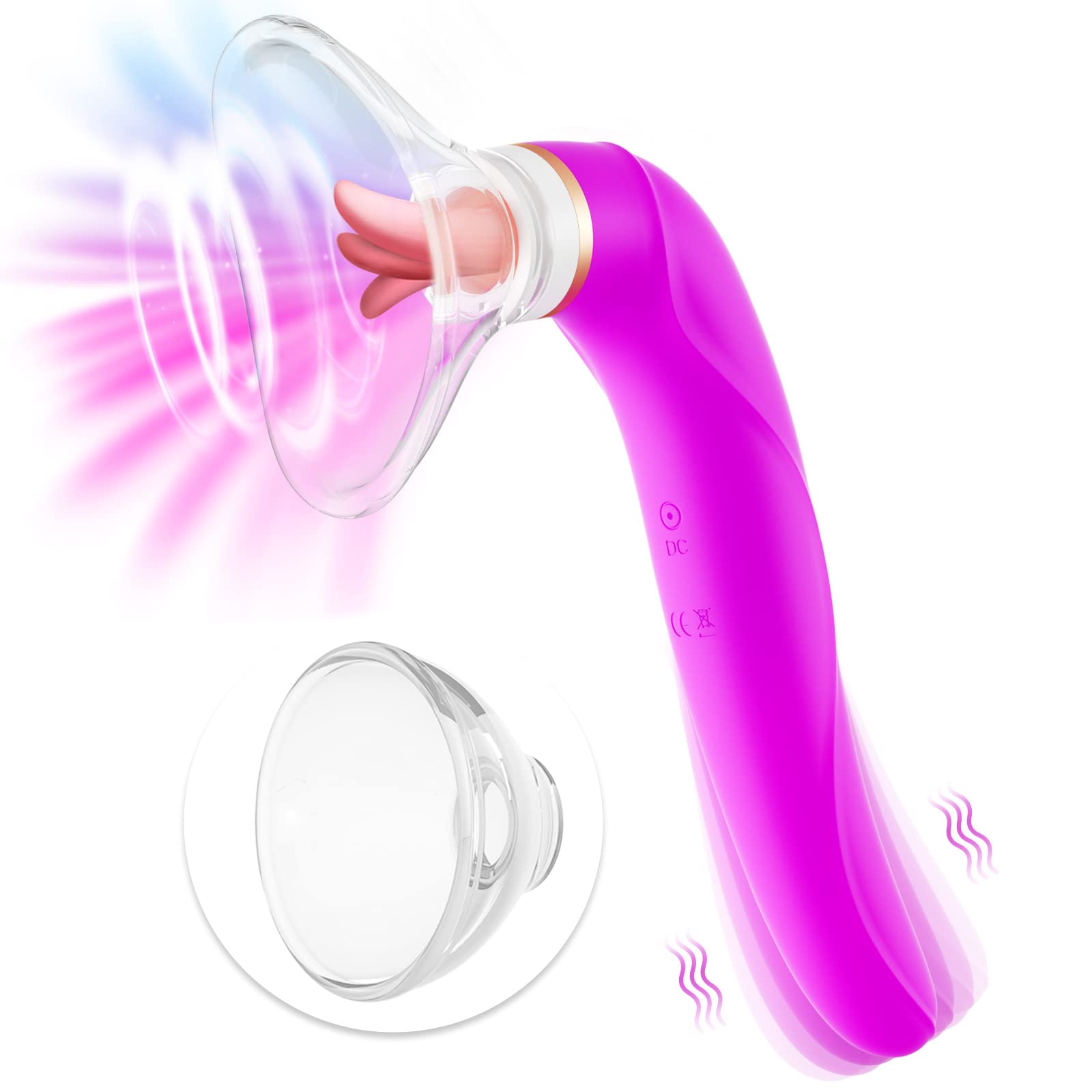 Amazon.com: Clitoral Sucking Licking Vibrator, G Spot Tongue ...