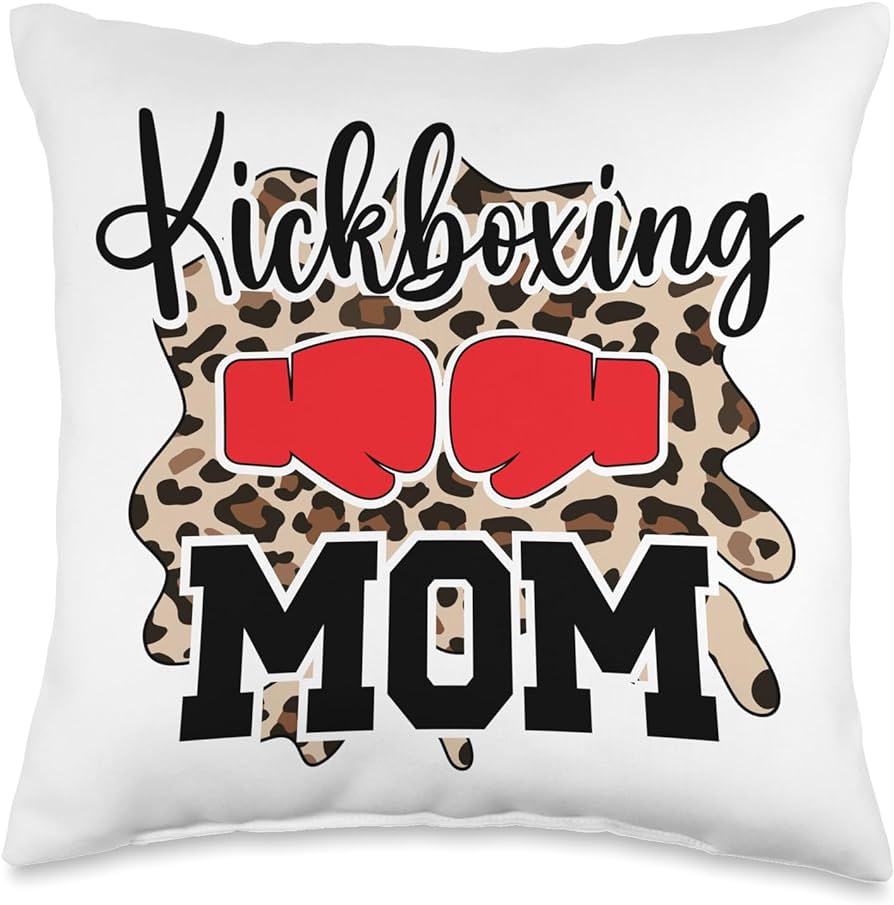 Amazon.com: Cute Kickboxing Mom On Mother's Day Leopard Mom of A ...