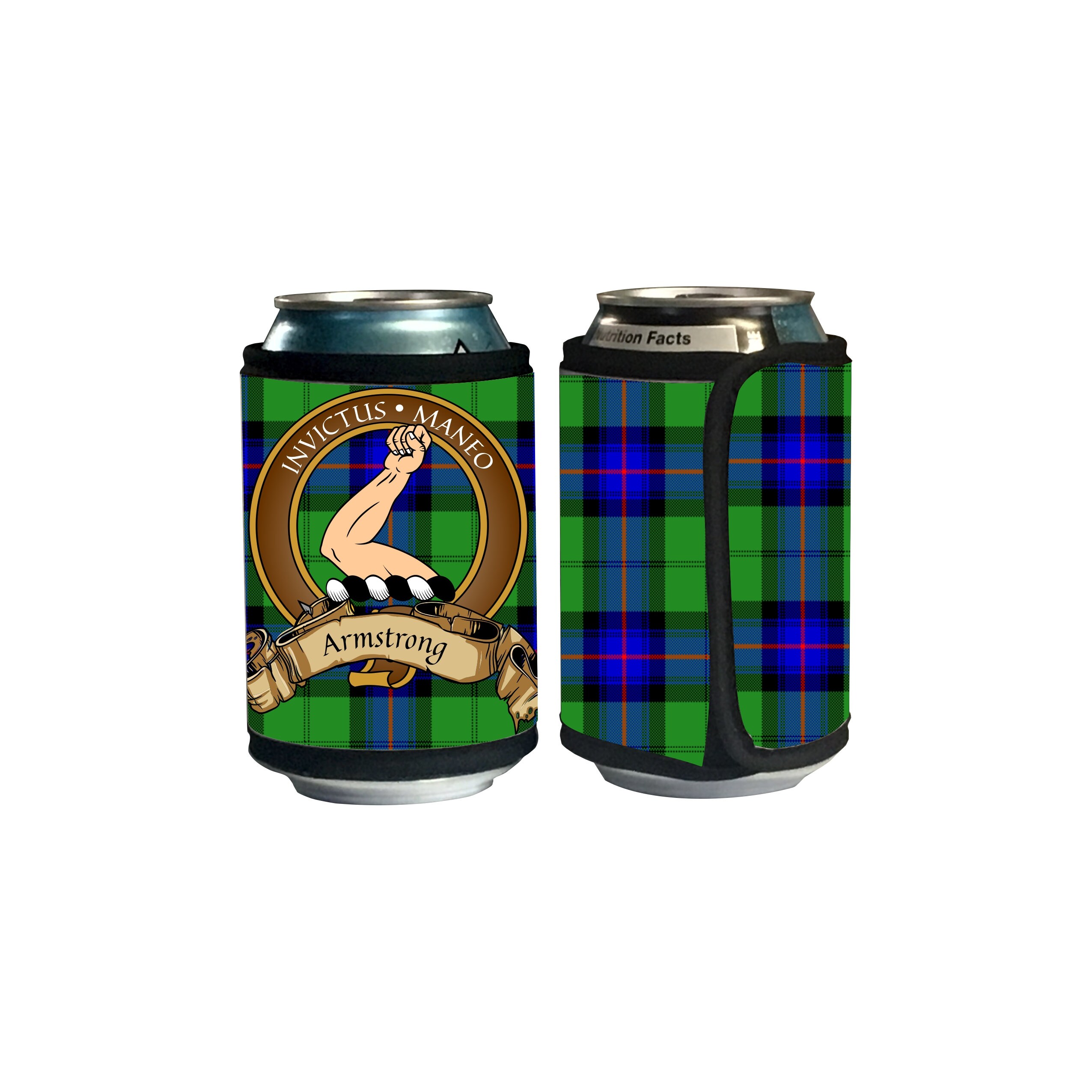 Armstrong Scottish Clan Tartan Crest Drink Cozie Cooler - Etsy