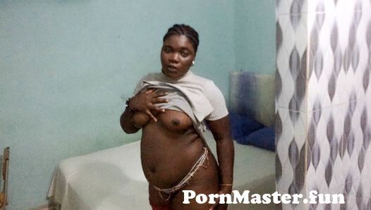 Thick Big Black Booty Bitch Ready For Her Congolese BF's BBC from ...