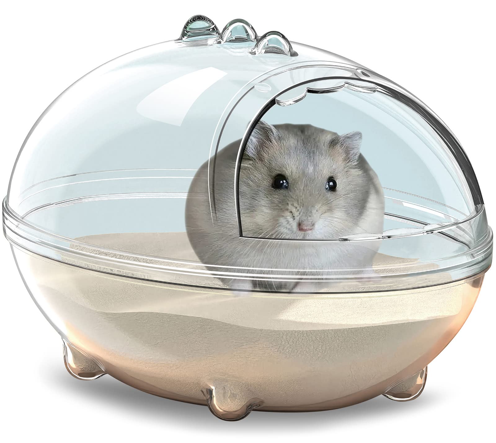 Amazon.com : lazYYzal Hamster Bathroom,Hamster Bathtub Box,dust ...