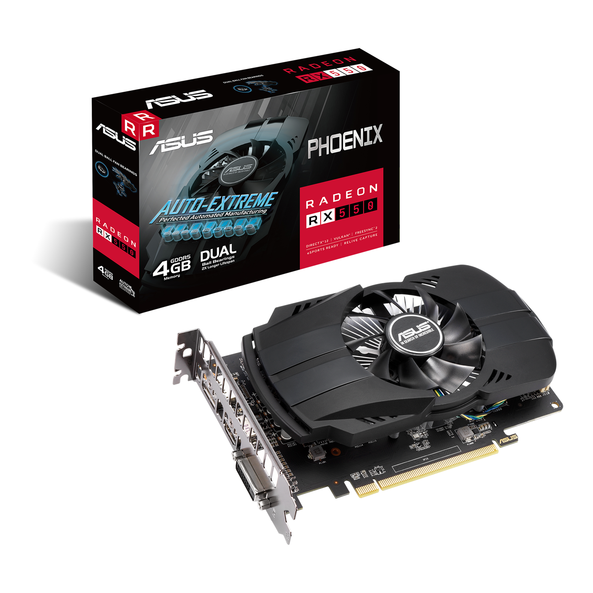 PH-RX550-4G-EVO｜Graphics Cards｜ASUS USA