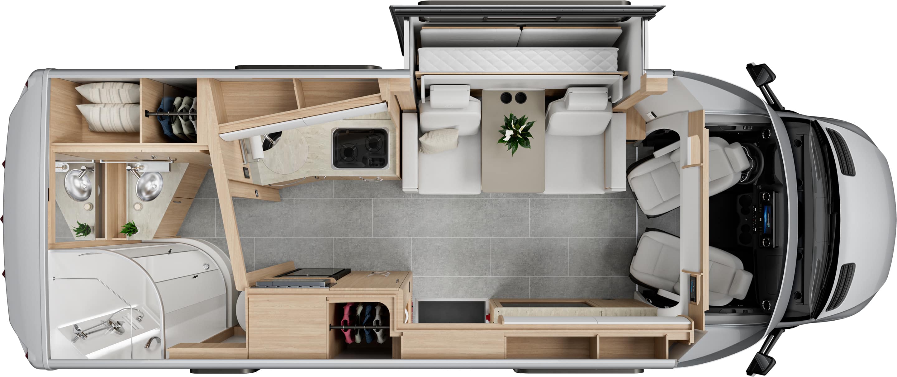 Unity - Floorplans - Leisure Travel Vans