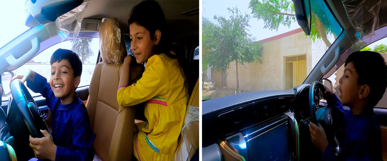 Video: 8-year-old Pak boy drives Toyota Fortuner with only 10-year ...