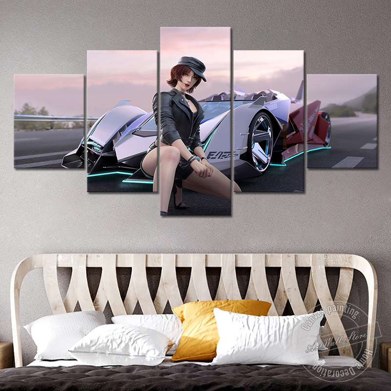 Vido Game Ace Race Overdrive HD Poster Canvas Painting Home Decor ...