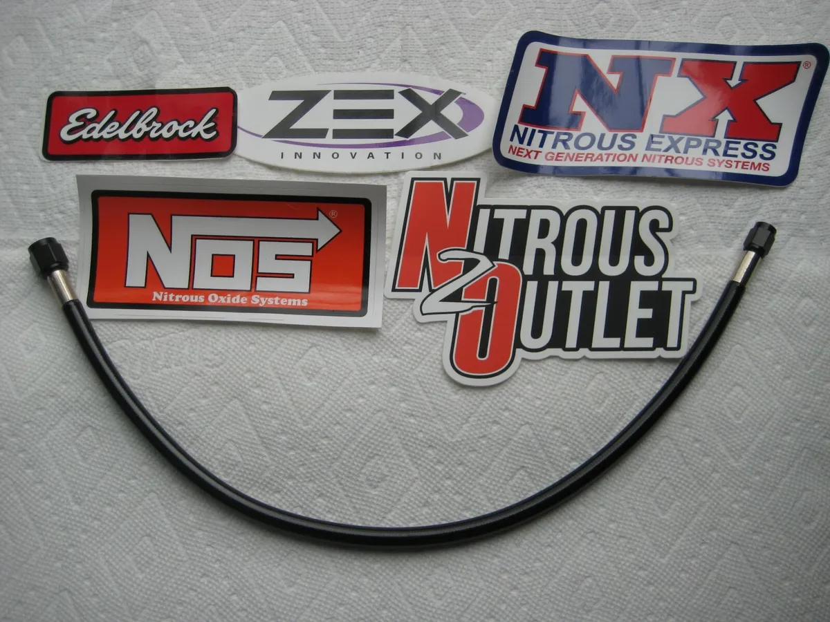 LOOK MOM BLACKOUT! *NEW 4AN-3AN-18" NITROUS OR FUEL LINE/HOSE ...