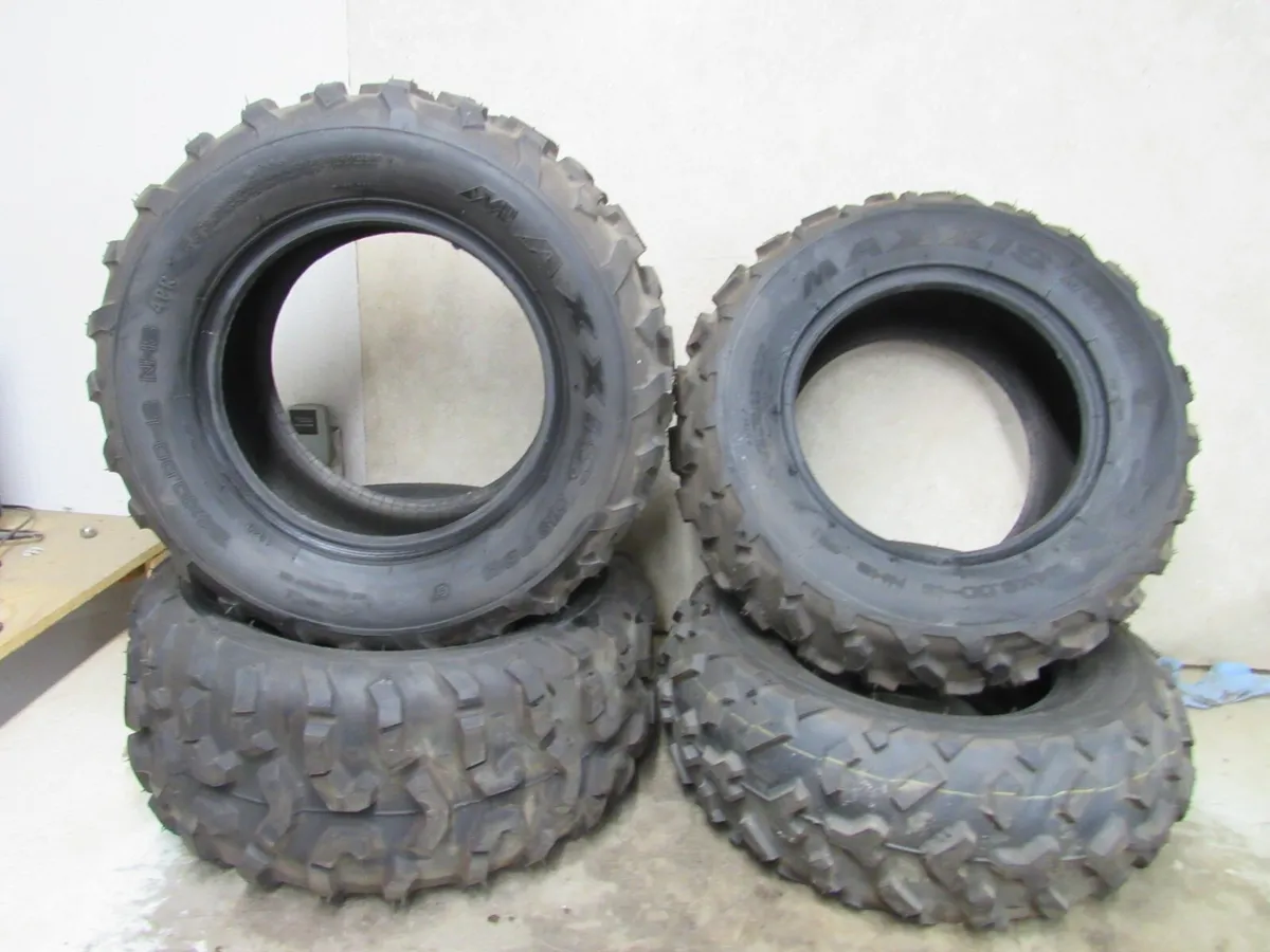 HONDA PIONEER SXS 1000 TIRES MAXXIS M978H 24x10 M977H 24x8 R12 SET ...