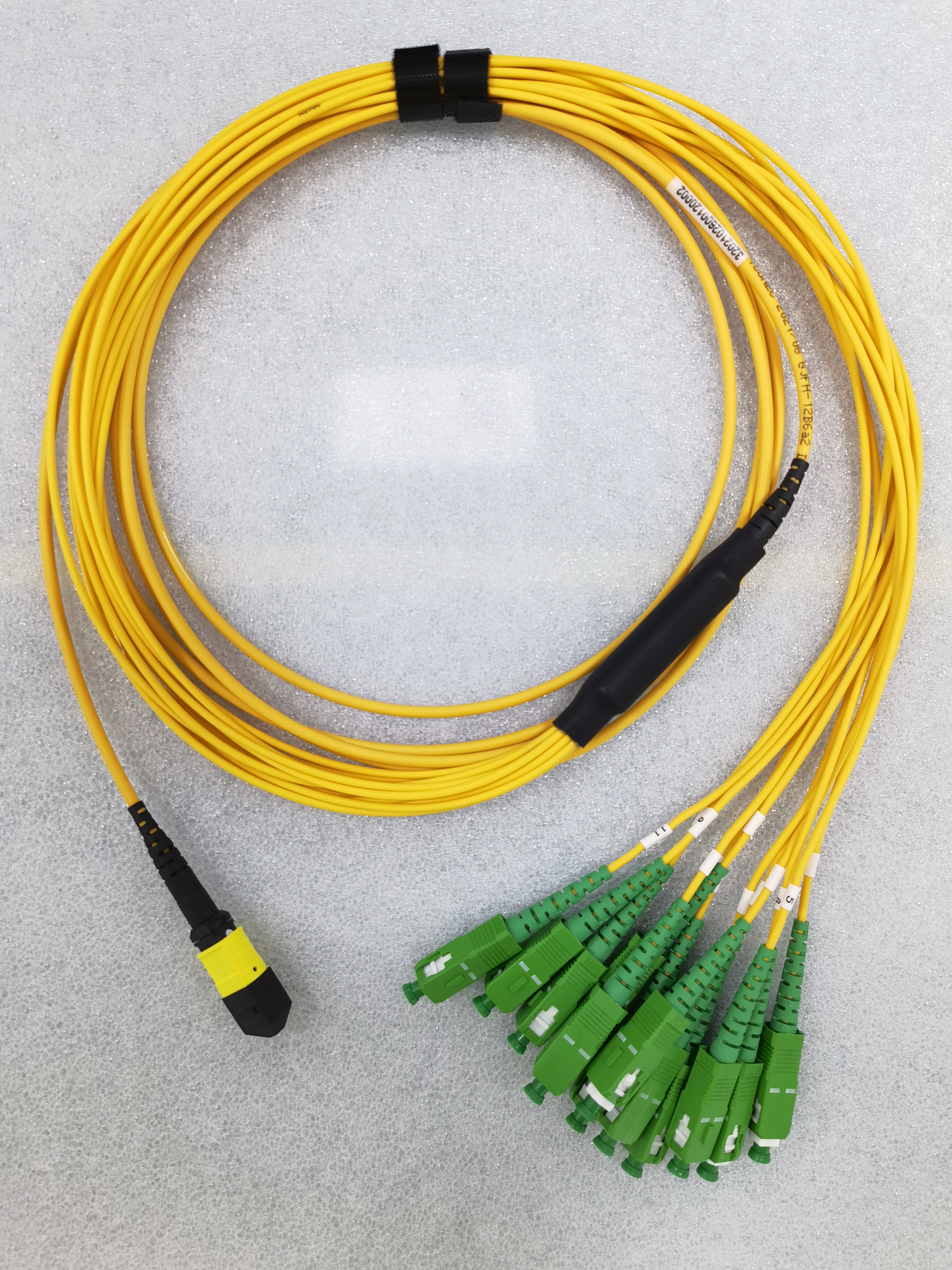 FONF-MU06S-XXXM - HYBRIFLEX® Fiber Optic Cable Assembly, MTP12/APC ...