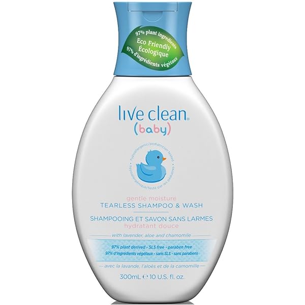 Amazon.com : Live Clean Shampoo and Wash - Tearless - Baby - 10 fl ...