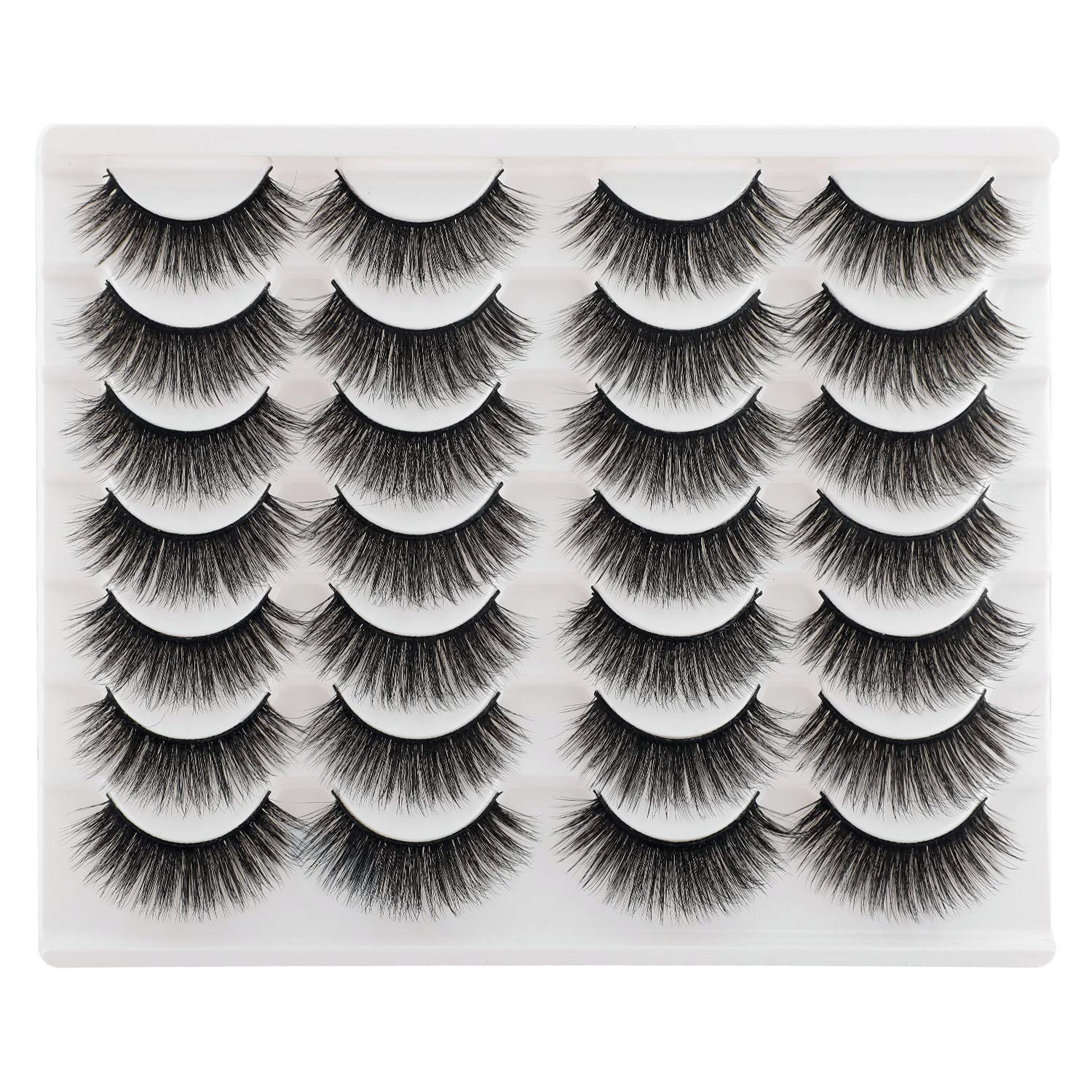 Amazon.com: Newcally Lashes Fake Eyelashes Long Dramatic Thick ...