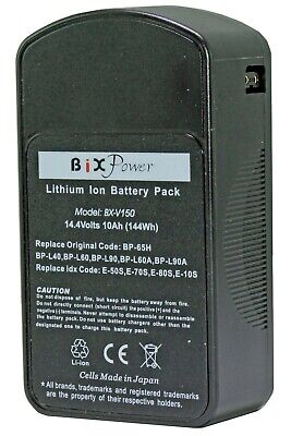 BiXPower 14.4V 10Ah (144Wh) V-Mount Video Camcorder Battery | eBay