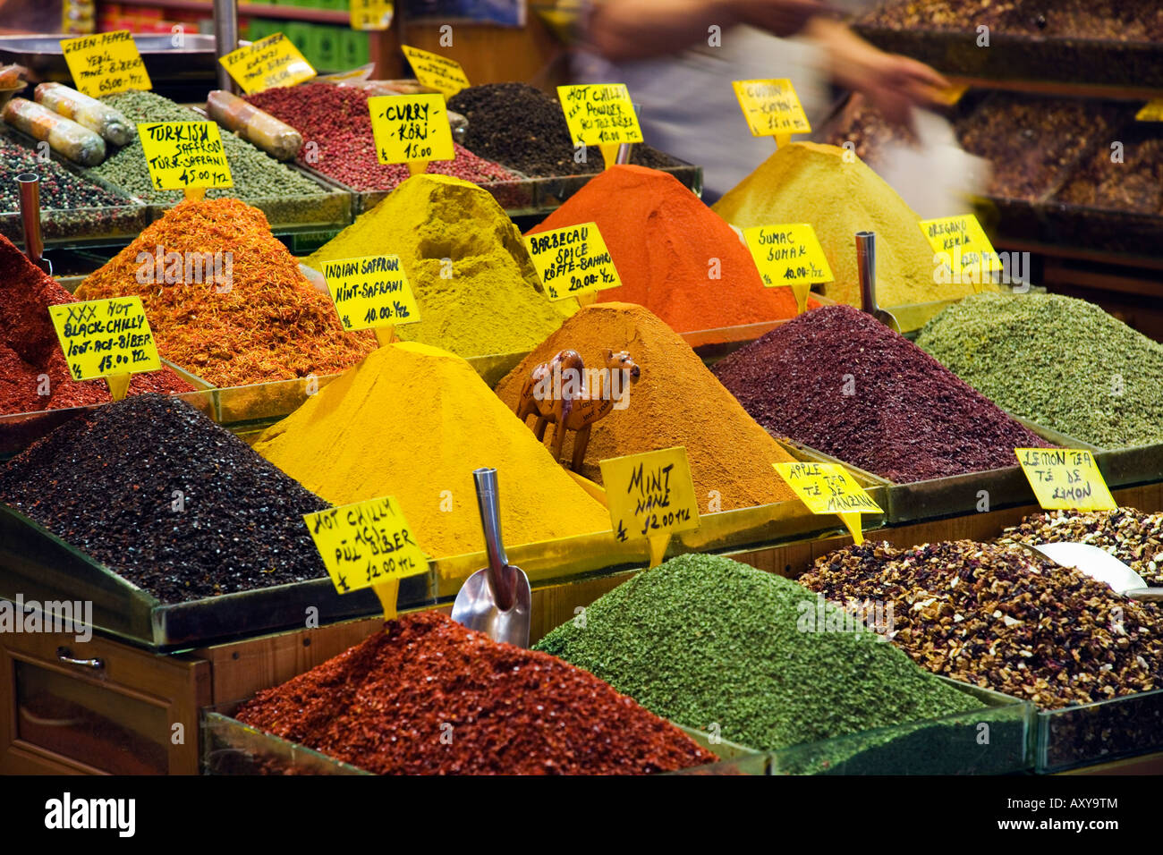 Istanbul, Marmara Region, Turkey; Spice Bazaar aka Egyptian Market ...