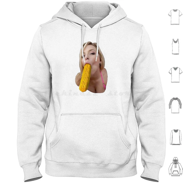 Corn Girl Hoodie cotton Long Sleeve Alexis Texas Sasha Grey Funny ...