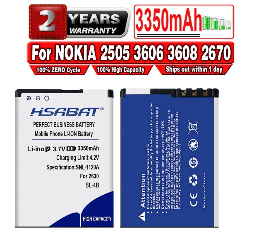 Battery for Nokia BL-xx, BP-xx, BLC-2, BLD-3, BLB-2 | eBay