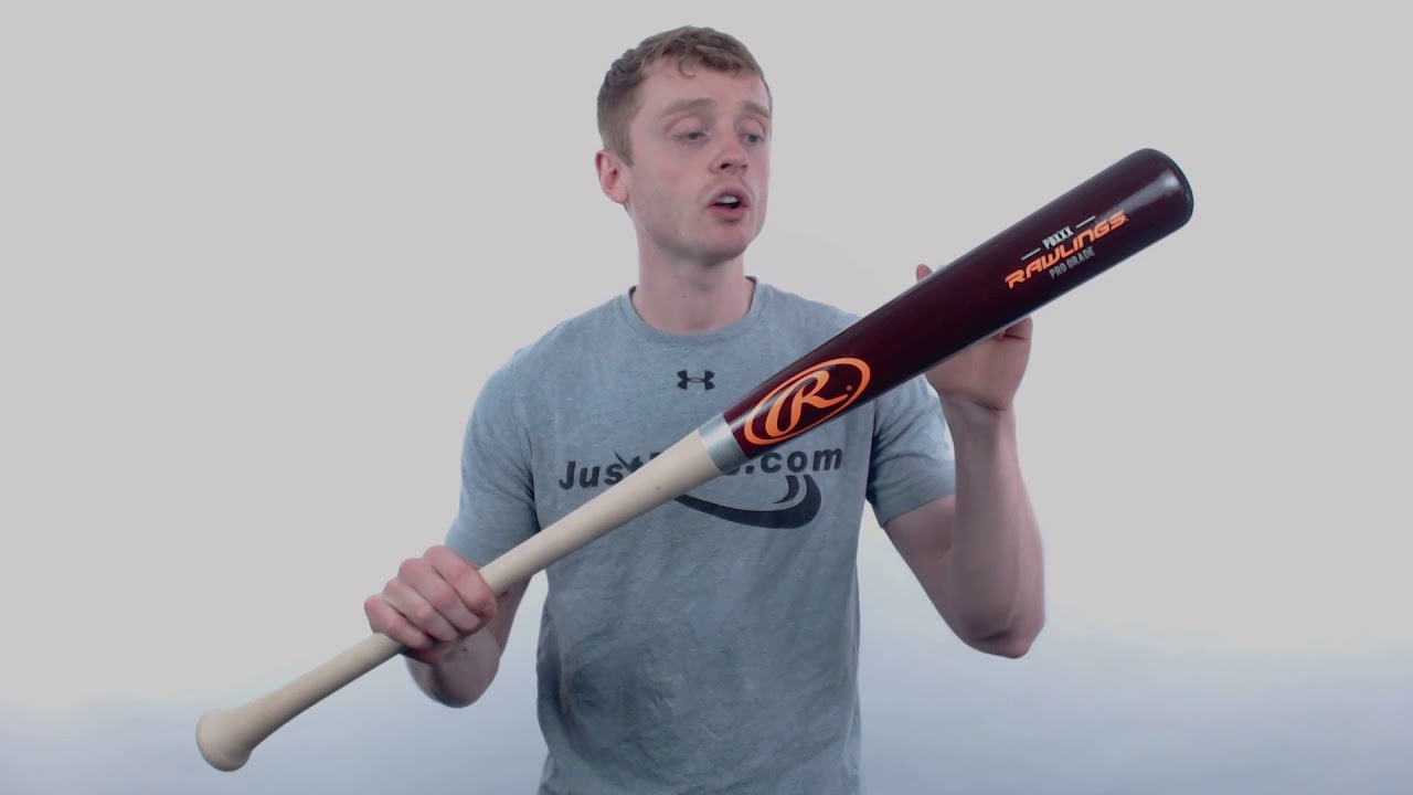 Review: Rawlings Pro Grade Birch Wood Baseball Bat (PBXXX) - YouTube