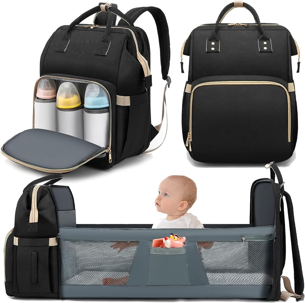 Amazon.com: Baby Diaper Bag Backpack with Changing Station ...