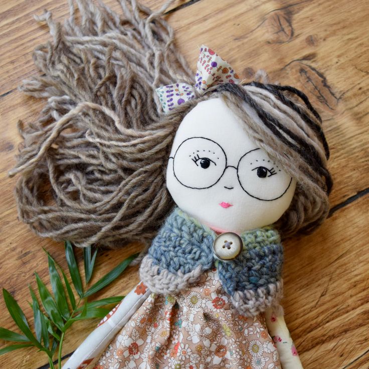 Handmade and embroidered doll by Doriana Draghiici | Rag dolls ...