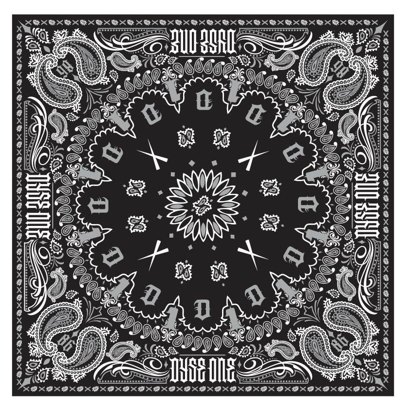 DYSE ONE CLASSIC BANDANA BLACK | HIP HOP SHOP