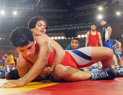 Kushti queens put men on the mat - Times of India