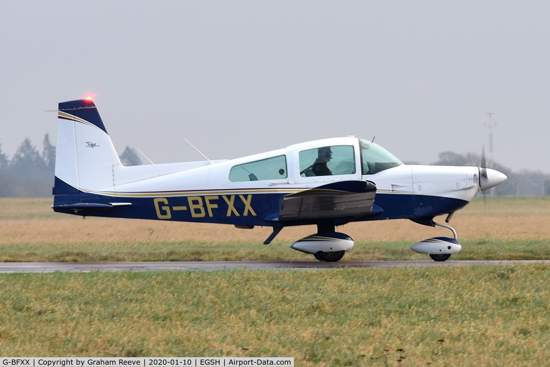 Aircraft G-BFXX (1978 Gulfstream American AA-5B Tiger C/N AA5B ...