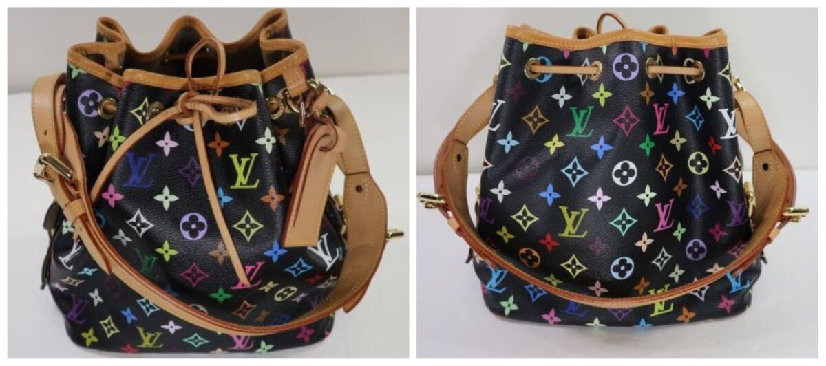 Louis Vuitton Petit Noe Monogram Multi Color Drawstring Bucket Bag ...