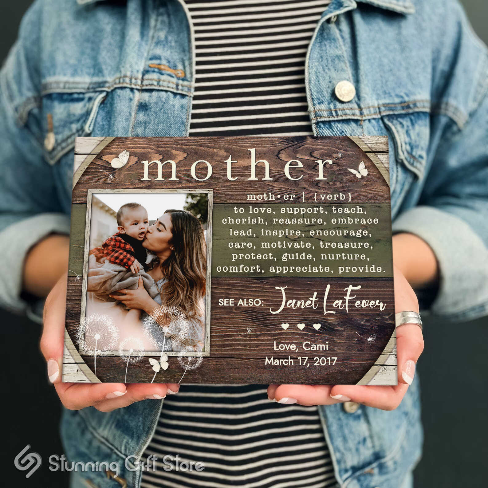Mother Daughter Gift From Daughter, Mothers Day Sign Gift for Mom ...