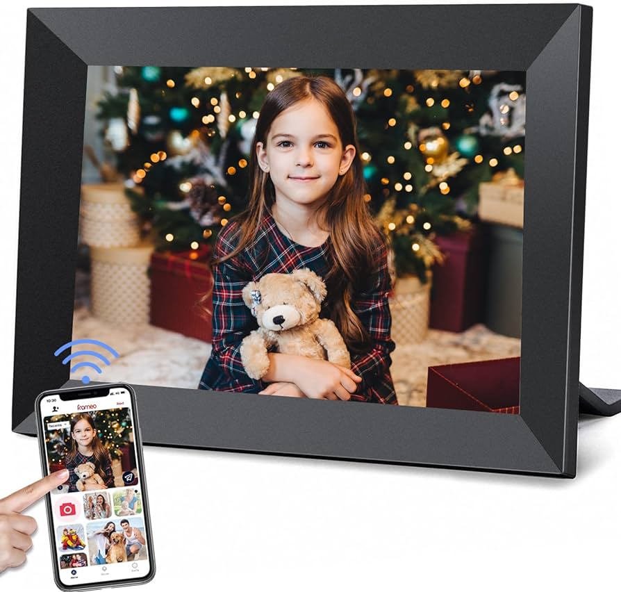 Amazon.com : Frameo 10.1 Inch WiFi Digital Picture Frame with 1280 ...