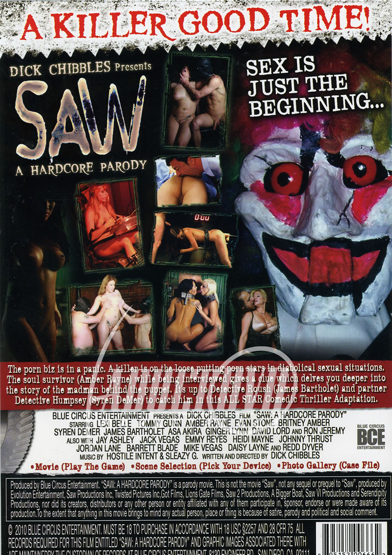 Saw A XXX Parody - DVD - Blue Circus Entertainment