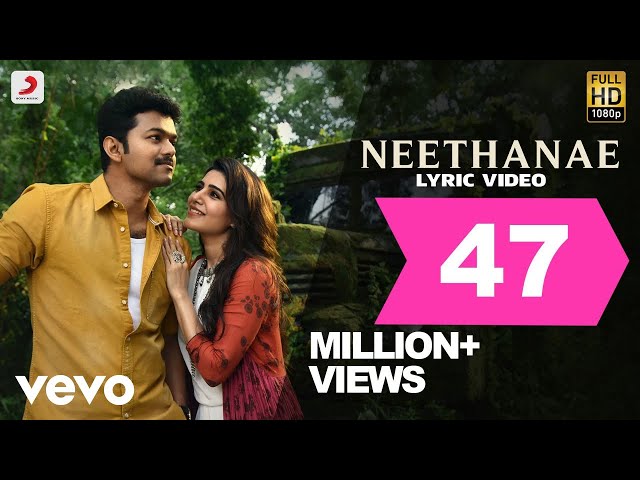 Mersal - Neethanae Tamil Video | Vijay, Samantha | A.R. Rahman ...