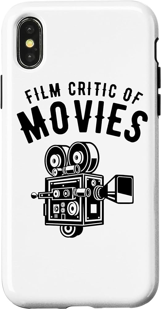 Amazon.com: iPhone X/XS Film Critic Of Movies - Funny Movie Lover ...