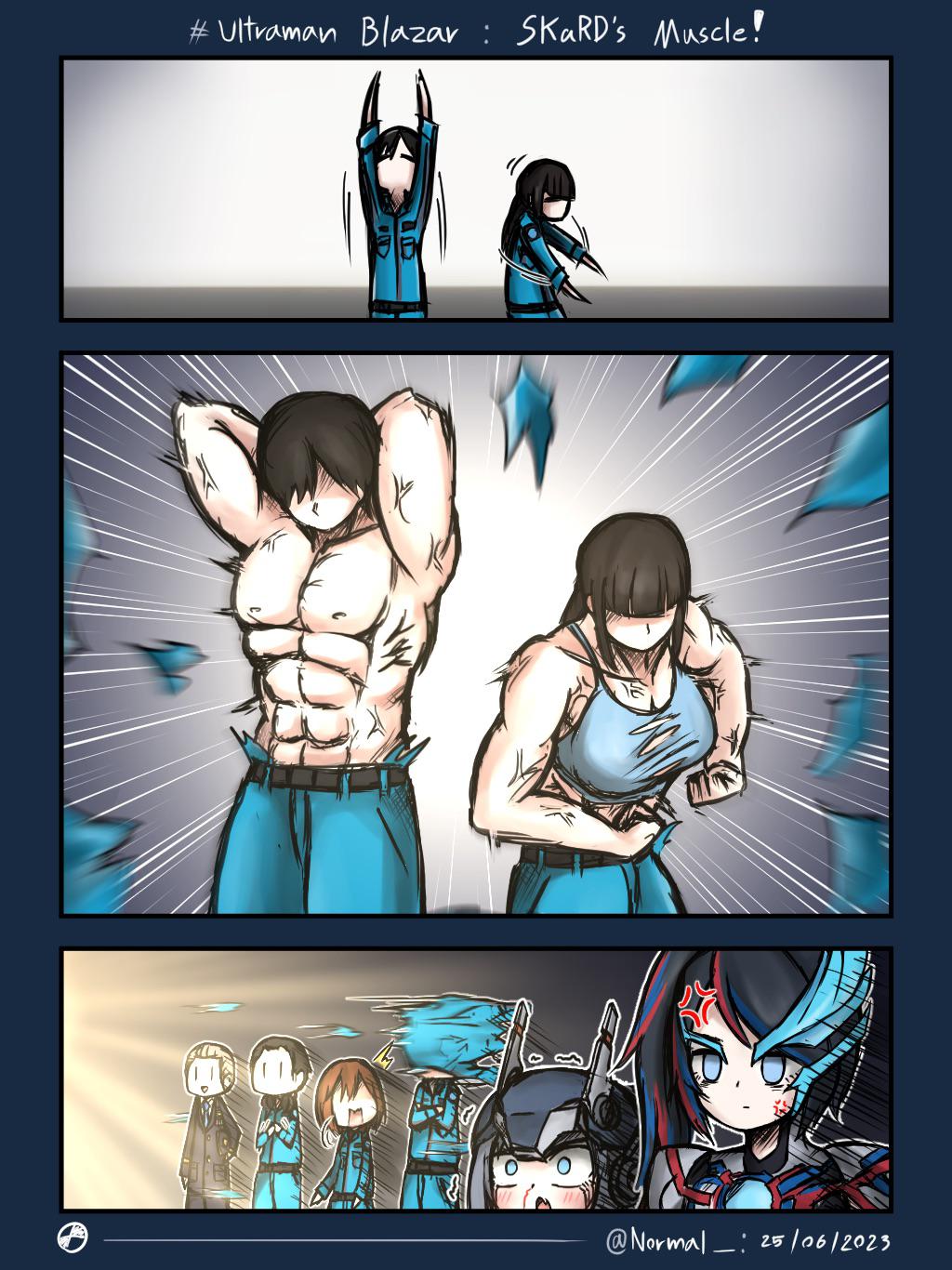 SKaRD Muscle! [pixiv@Normal_] : r/Ultraman