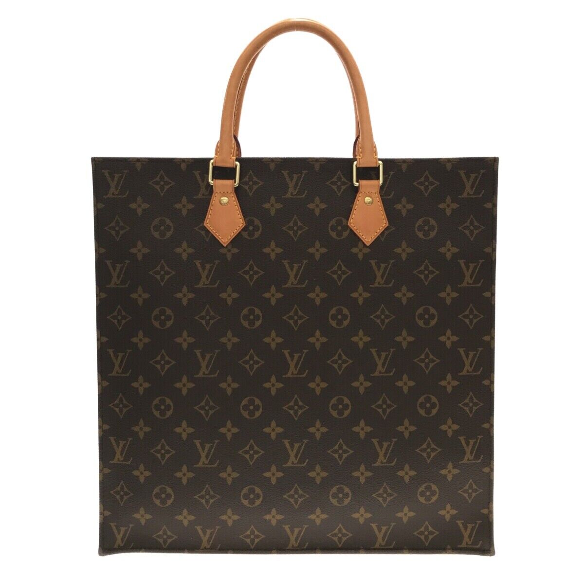 Auth LOUIS VUITTON Sac Plat M40805 Monogram CT3163 Handbag ...