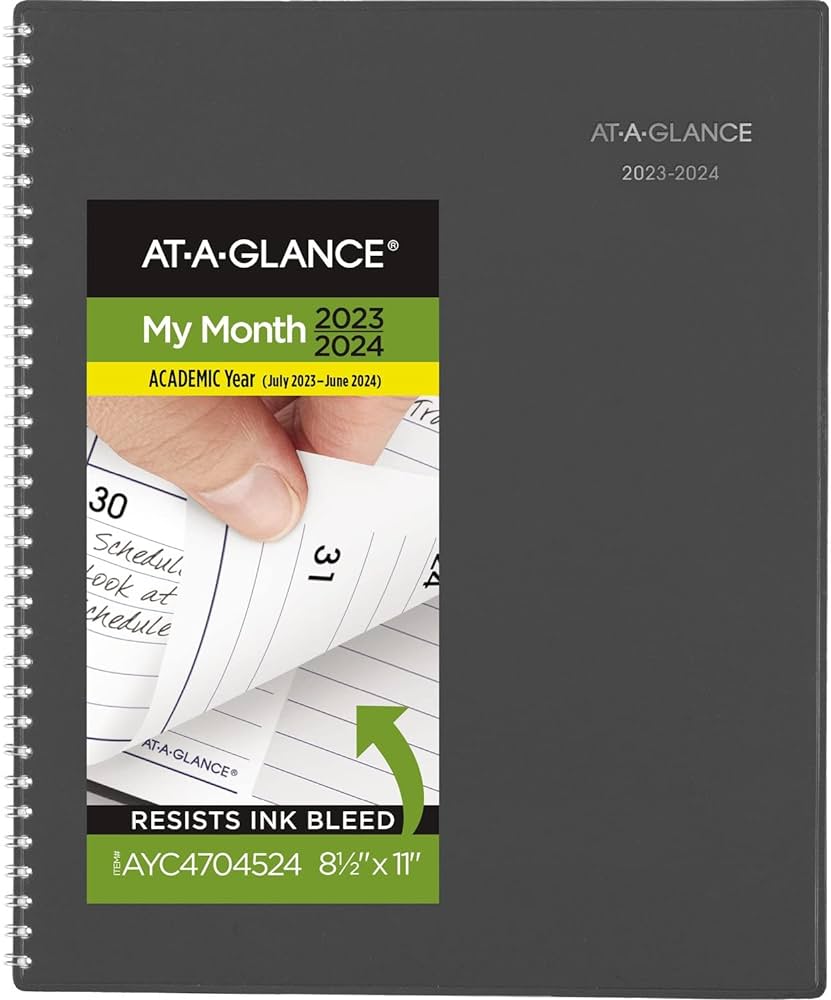 Amazon.com : AT-A-GLANCE 2023-2024 Academic Planner, Monthly, 8-1 ...