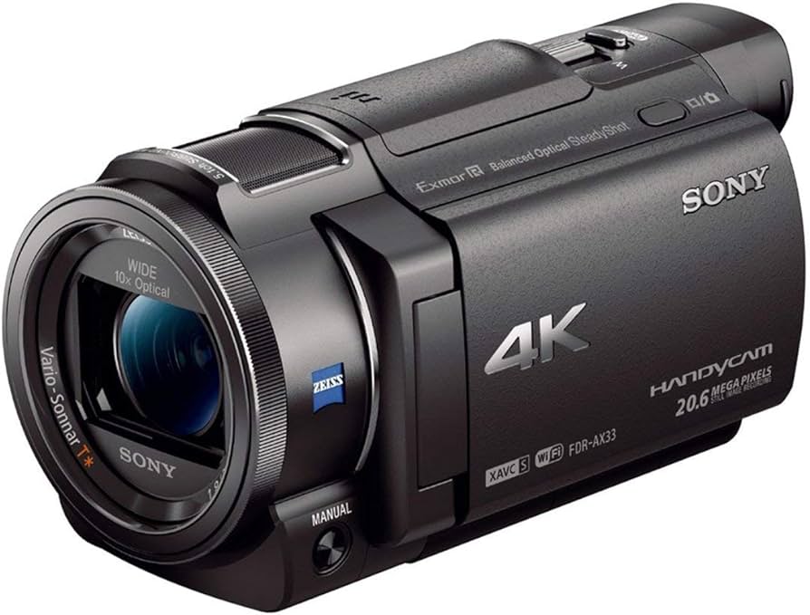 Amazon.com : Sony 4K HD Video Recording FDRAX33 Handycam Camcorder ...