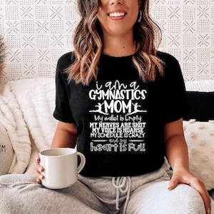 I Am a Gymnastics Mom Shirt My Wallet is Empty My Heart is - Etsy