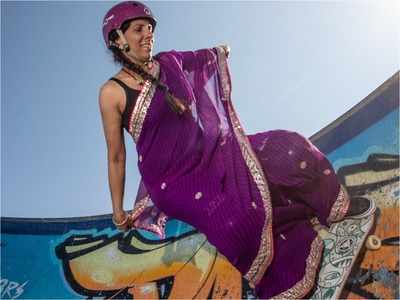Meet Oorbee Roy, the aunty who's smoothly skated onto your social ...