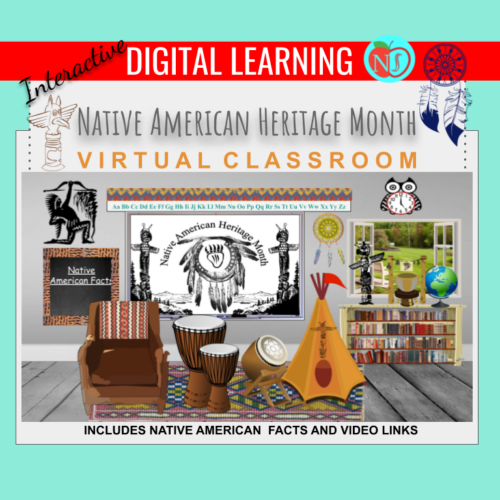 Bitmoji Classroom | Native American Heritage Month | 10 Slides ...