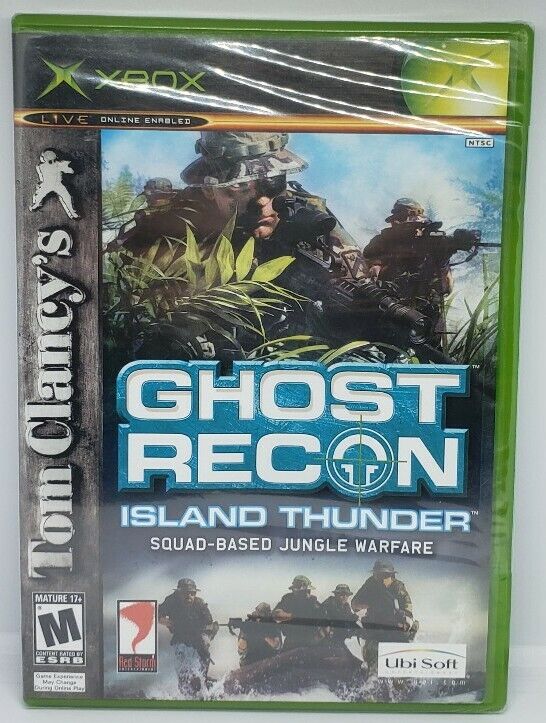 Ghost Recon Island Thunder 1st Print Black Label Microsoft Xbox ...