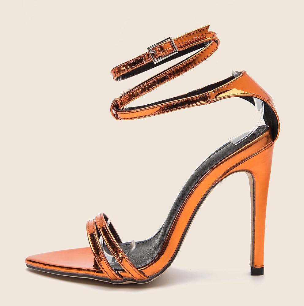 Amazon.com | YooPrettyz Women Luxury Stiletto Heels Open Pointed ...
