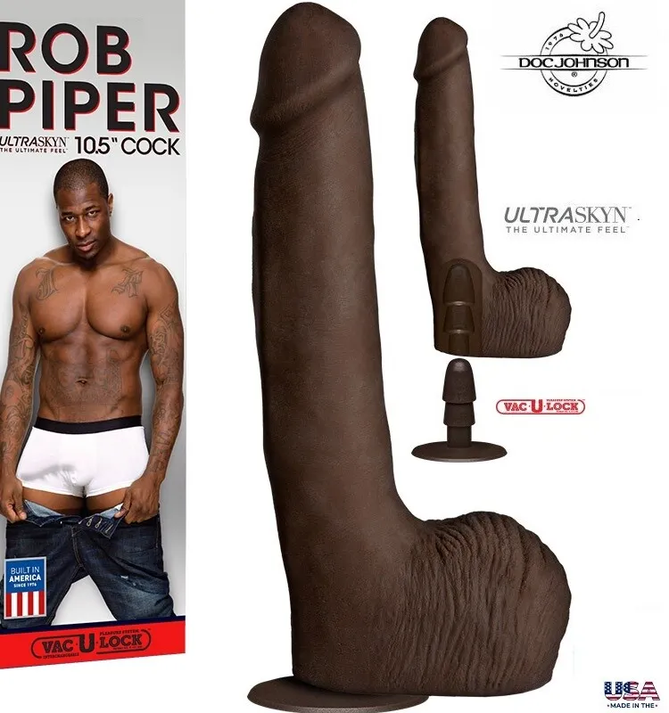 Rob Piper ULTRASKYN Dildo VAC-U-LOCK Plug Realistic Cock BIG LARGE ...