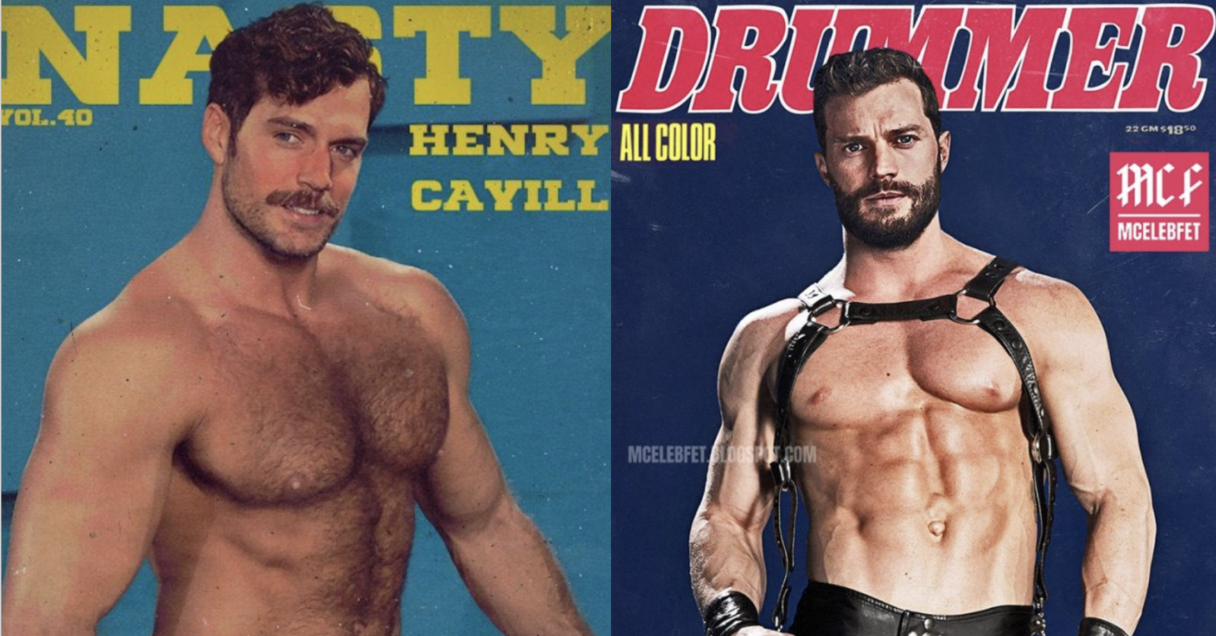 Artist turns celebs into x-rated gay porn covers - Cocktails ...