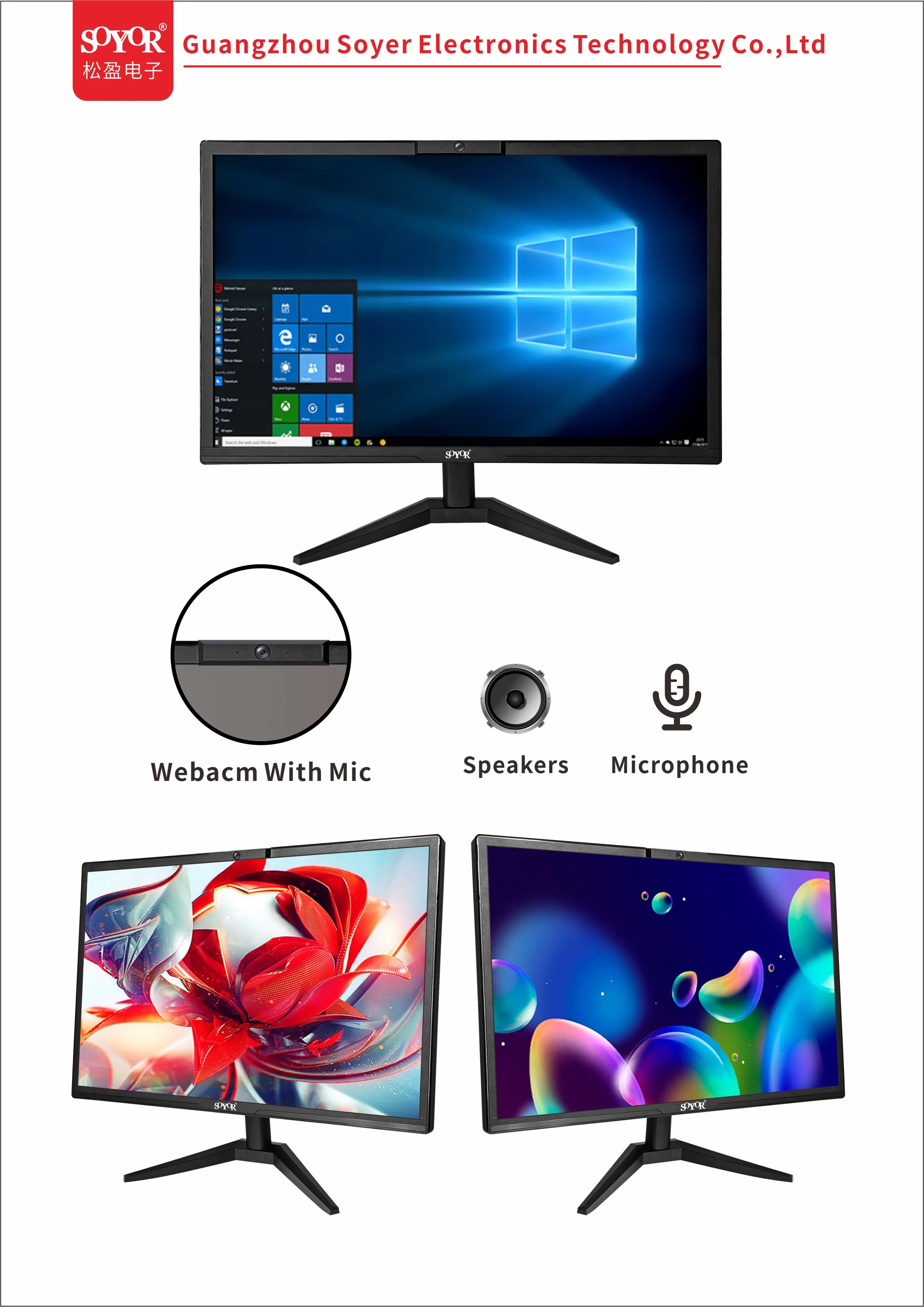 Wholesale LED Monitor for 18.5 19 21.5 23.6 24 27 32 Inch Wide LCD ...