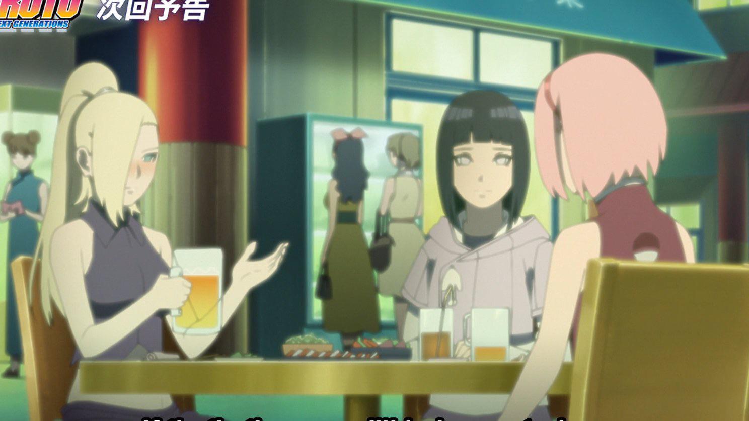 Hinata's not a drinker, Ino clearly is, Sakura is somewhere in ...