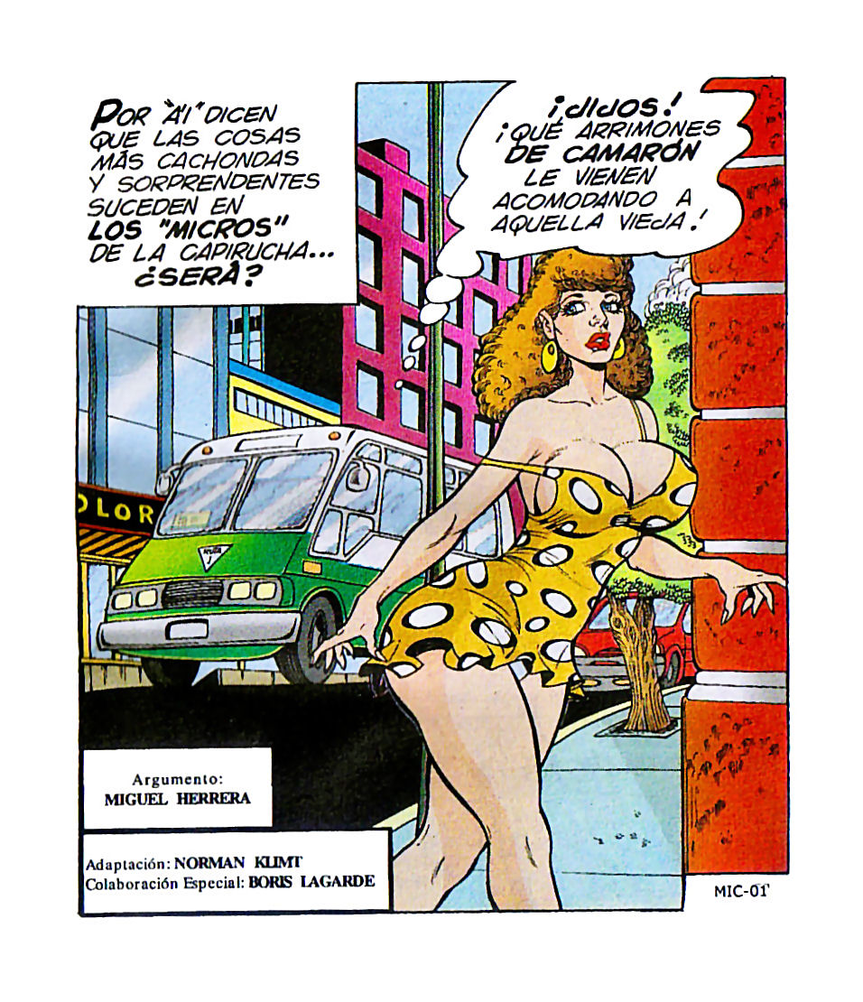 Microbuseros 01 (Mexico adult comic) read online,free download [1/11]